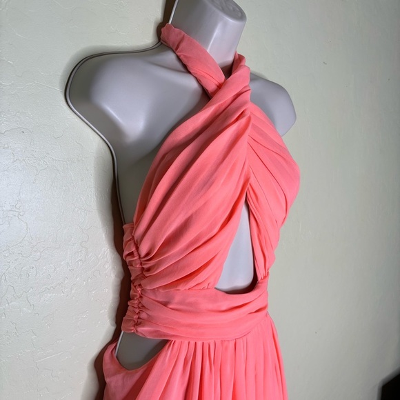 Sabo Skirt Formal Backless Halter Maxi Slit Dress Size Small S - Picture 13 of 15
